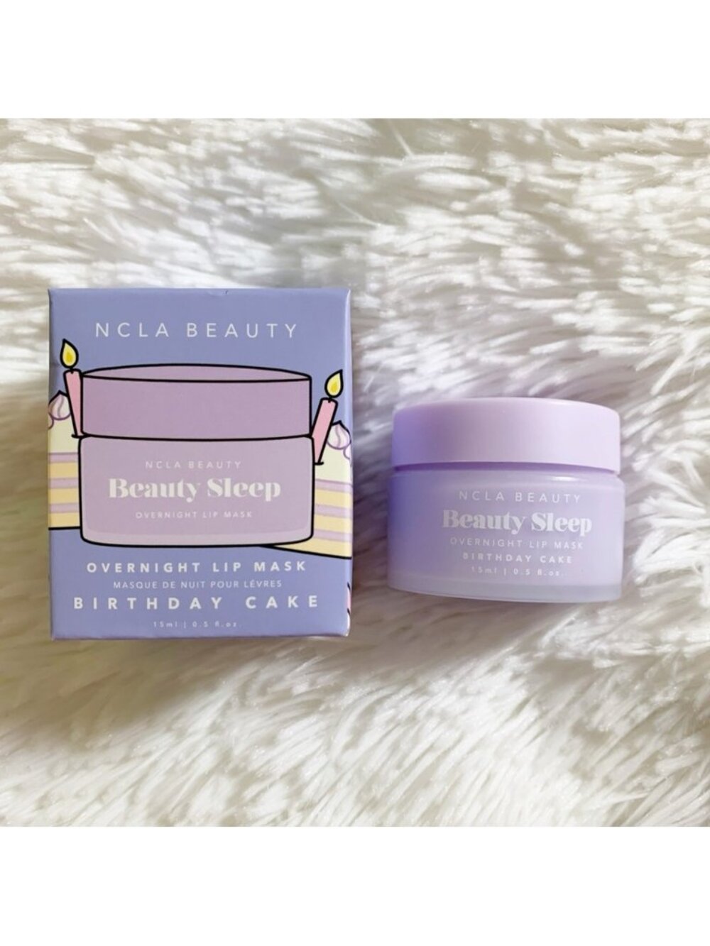 NCLA Beauty "Beauty Sleep" Overnight Lip Mask in "Birthday Cake" 15ML
